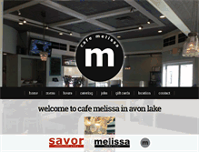 Tablet Screenshot of cafemelissa.com